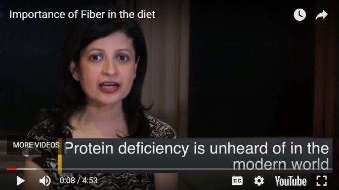Importance of fiber in the diet